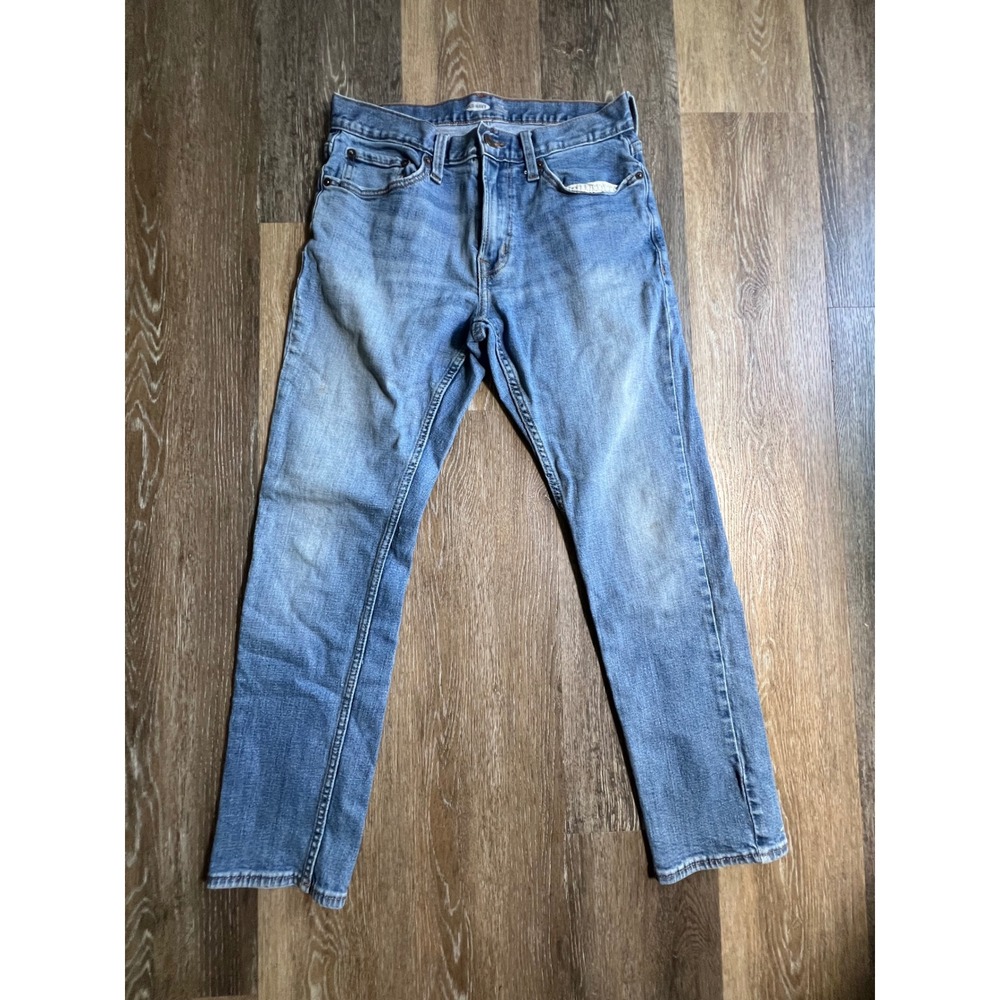 Old Navy Slim Jeans Mens 31x30 Blue Good Built-In Flex Tough Denim Pants